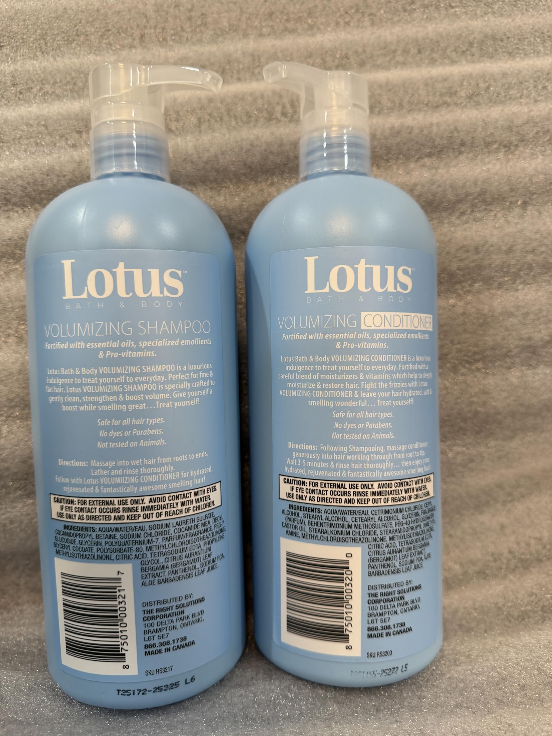Lotusinhand Thermo Solid 新品1個 Amazon.com : Lotus Bath & Body Volumizing Shampoo and Conditioner